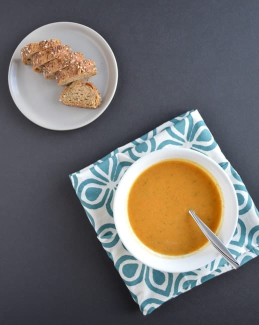Carrot Sweet Potato Soup | Healthy Nibbles and Bits
