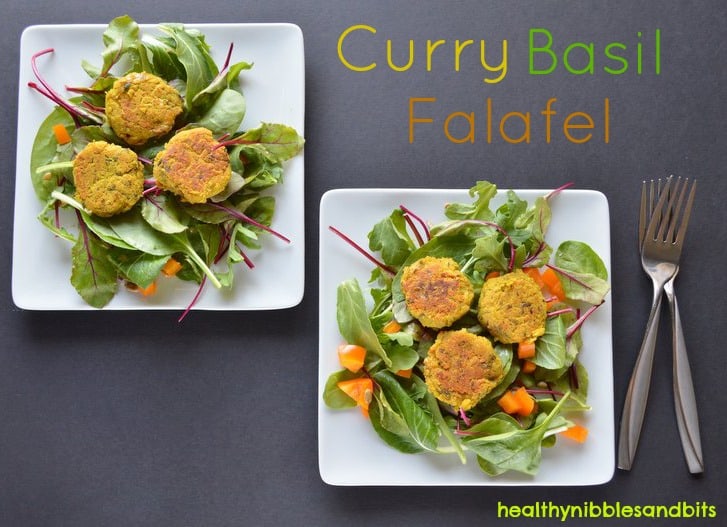 Curry Basil Falafel | Healthy Nibbles and Bits