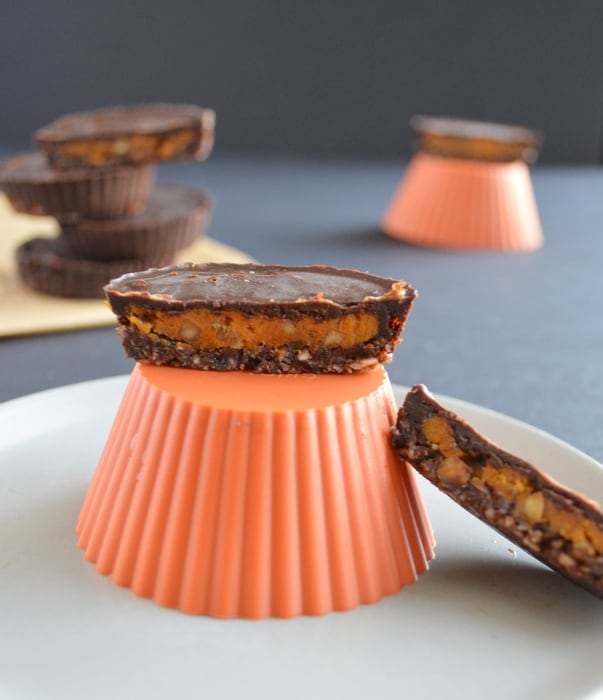 Pumpkin Pie Butter Cups | Healthy Nibbles and Bits