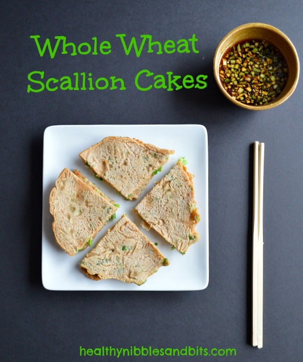 Whole Wheat Scallion Cakes | Healthy Nibbles and Bits