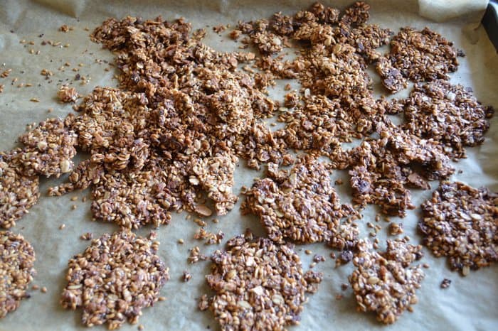 Oats and Flax Granola |Healthy Nibbles and Bits