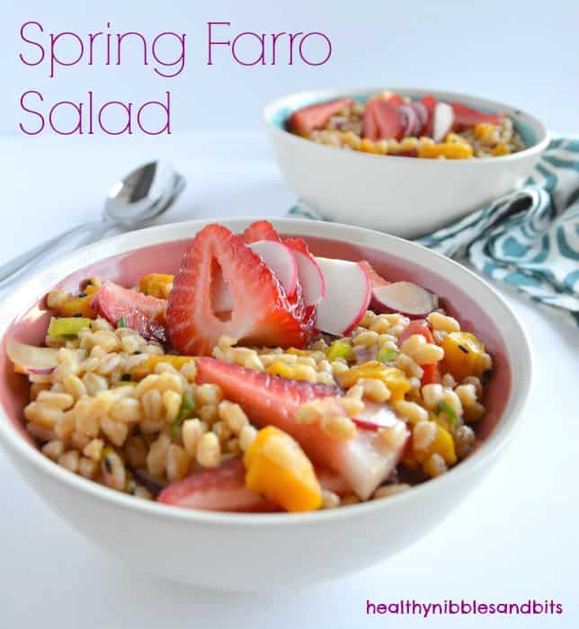 Spring Farro Salad | Healthy Nibbles and Bits