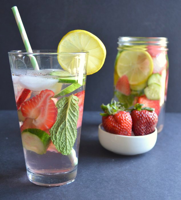 Strawberry Cucumber Refresher | Healthy Nibbles and Bits