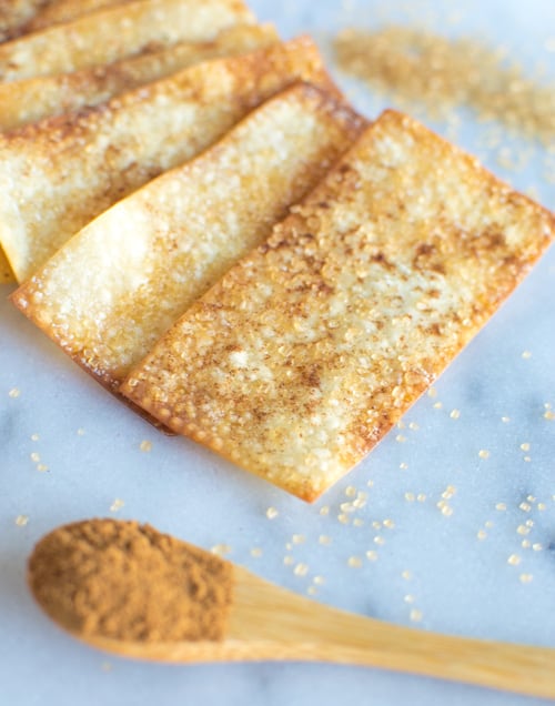 Cinnamon Sugar Crisps | Healthy Nibbles and Bits