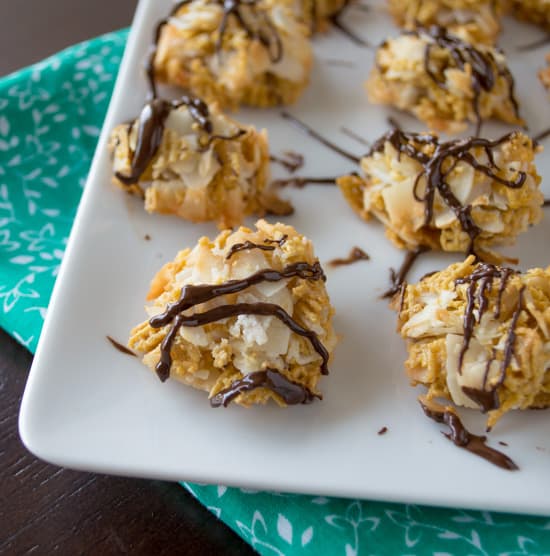 Coconut Chex Macaroons | Healthy Nibbles and Bits