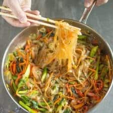 Vegetable Stir Fry Mung Bean Noodles | clube.futebolmilionario.com