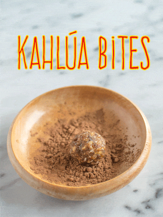 Delicious and addictive Kahlua Coconut Bites | clube.futebolmilionario.com #vegan #glutenfree