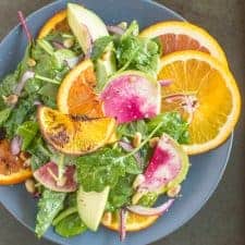 Roasted Orange Rainbow Salad with Asian Orange Vinaigrette | clube.futebolmilionario.com