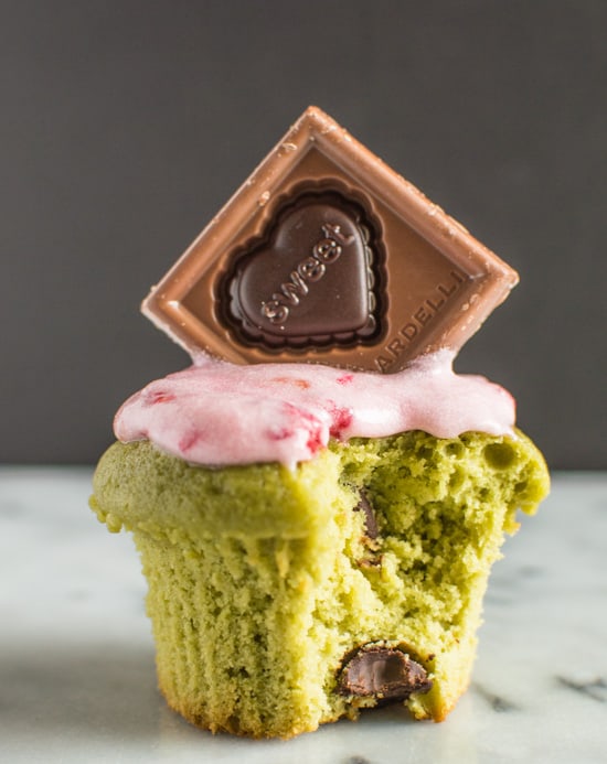 Green Tea Cupcakes and Raspberry Frosting | clube.futebolmilionario.com