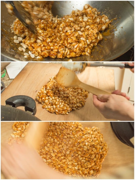 This peanut sesame ginger brittle is light, crunchy, and packs a little spicy kick - Peanut Sesame Ginger Brittle | clube.futebolmilionario.com