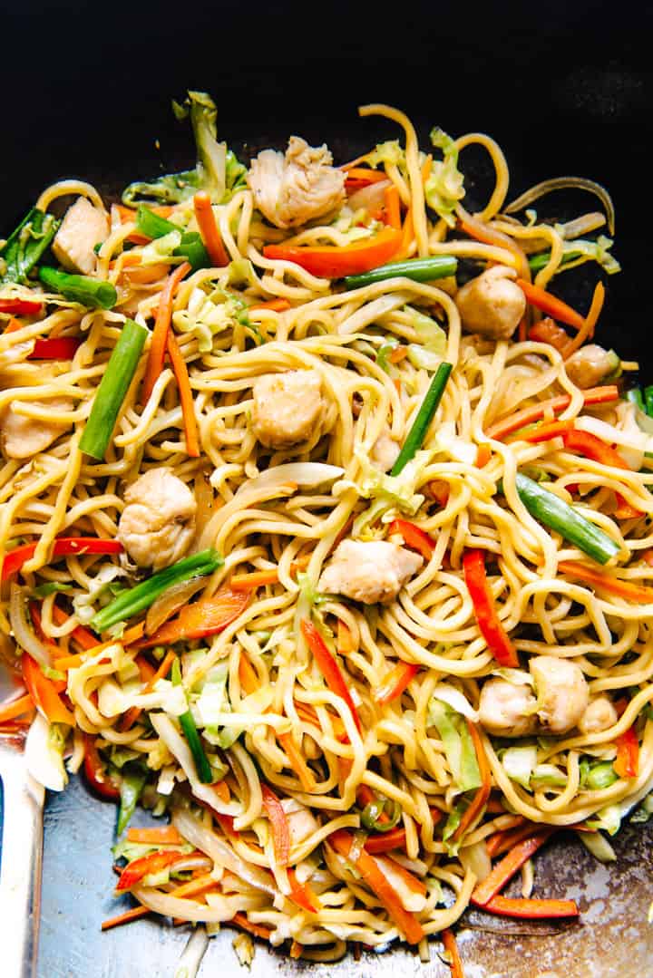 30-Minute Chicken Chow Mein Recipe - this chow mein is better than takeout!