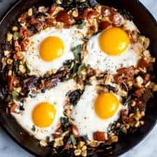 Braised Egg Breakfast - an easy and healthy weekend breakfast that is ready in 30 minutes! | clube.futebolmilionario.com