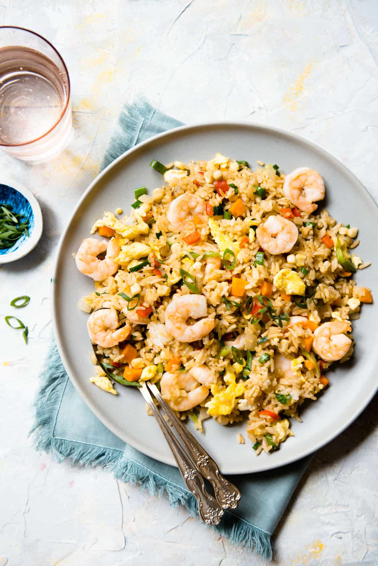 How to Make Shrimp Fried Rice - easy, healthy meal in less than 30 minutes!