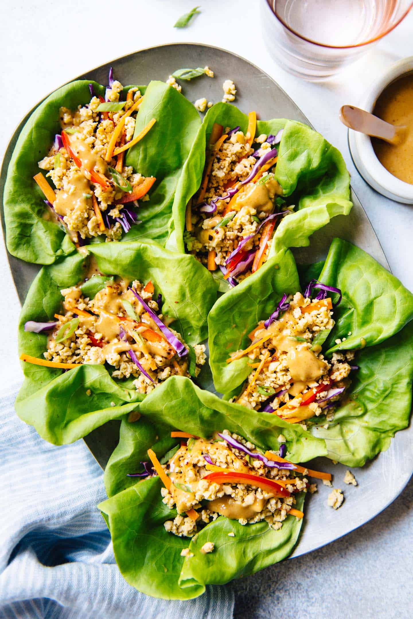Tempeh Lettuce Wraps - 30 minute meal (vegan)