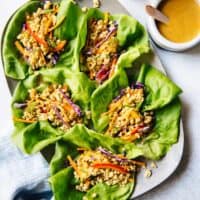 Tempeh Lettuce Wraps - 30 minute meal (vegan)