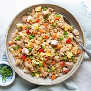 Chicken Fried Rice - a simple fried rice ready in 30 minutes!