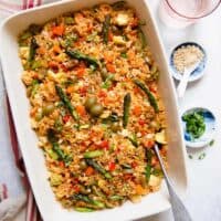 Red Curry Fried Rice with Olives
