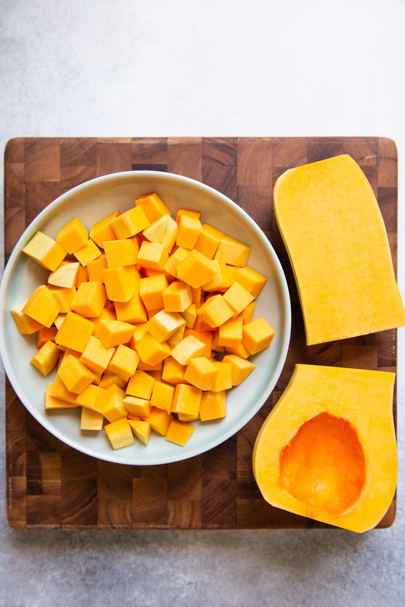 How to Cut Butternut Squash - a step-by-step guide with video