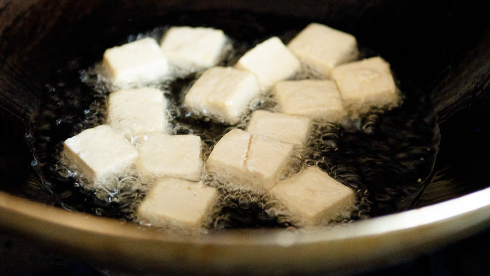 Frying Tofu