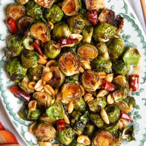 Kung pao brussels sprouts