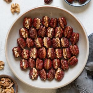 Walnut and Pecan Stuffed Red Dates