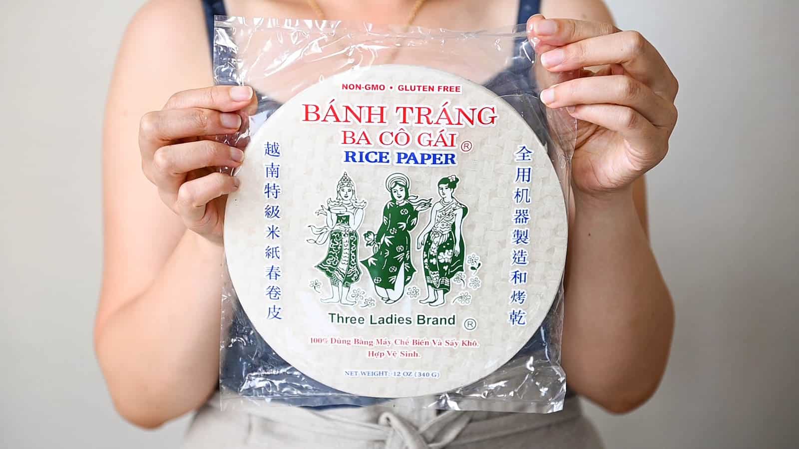 Three Ladies Brand Rice Paper Wrappers