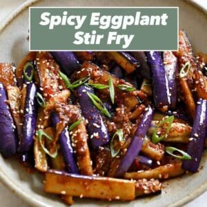 Spicy Eggplant Stir Fry