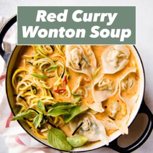 Red Curry Wonton Soup