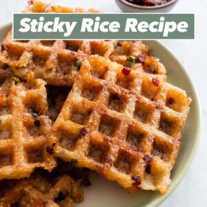 Sticky Rice Waffles