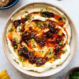Whipped Brie with Chili Oil