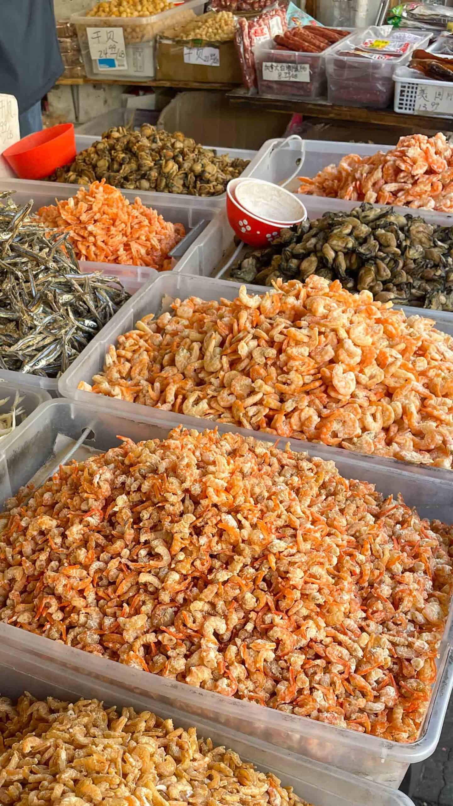 Dried seafood in Chinatown