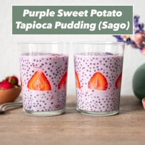 Purple Tapioca Pudding