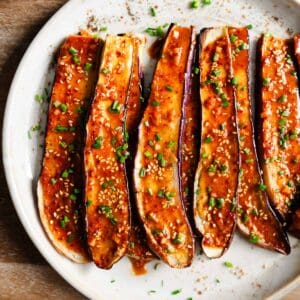 Air Fryer Eggplant with Miso Sauce